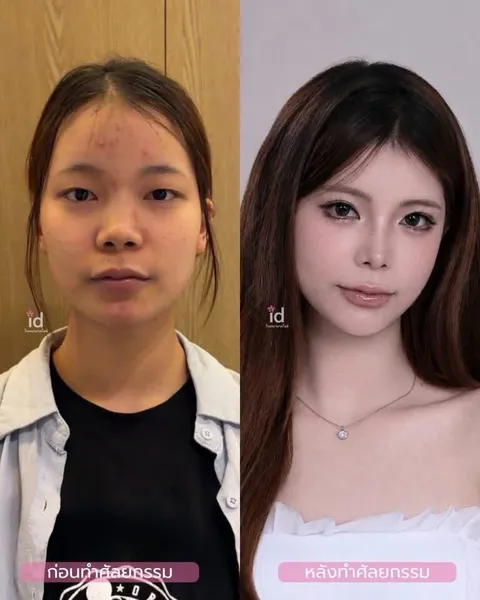 ID Hospital — โครงหน้า 3 จุด · จมูก · ตา